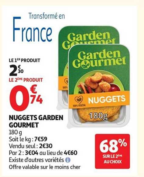 NUGGETS GARDEN GOURMET