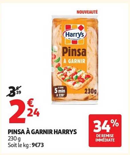 PINSA À GARNIR HARRYS