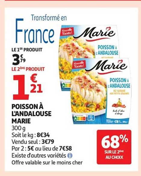 POISSON À L'ANDALOUSE MARIE