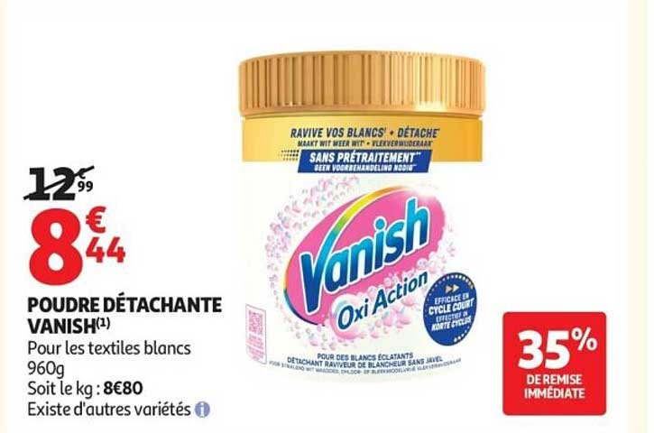 POUDRE DÉTACHANTE VANISH(1)