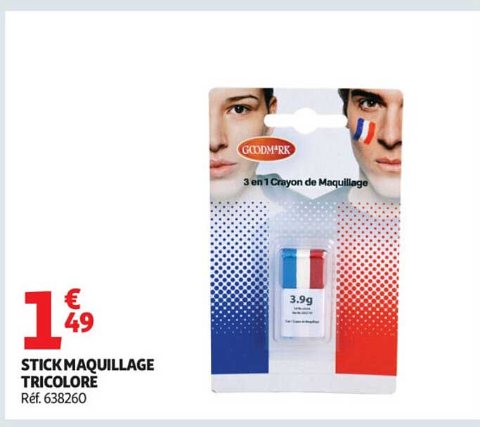 STICK MAQUILLAGE TRICOLORE