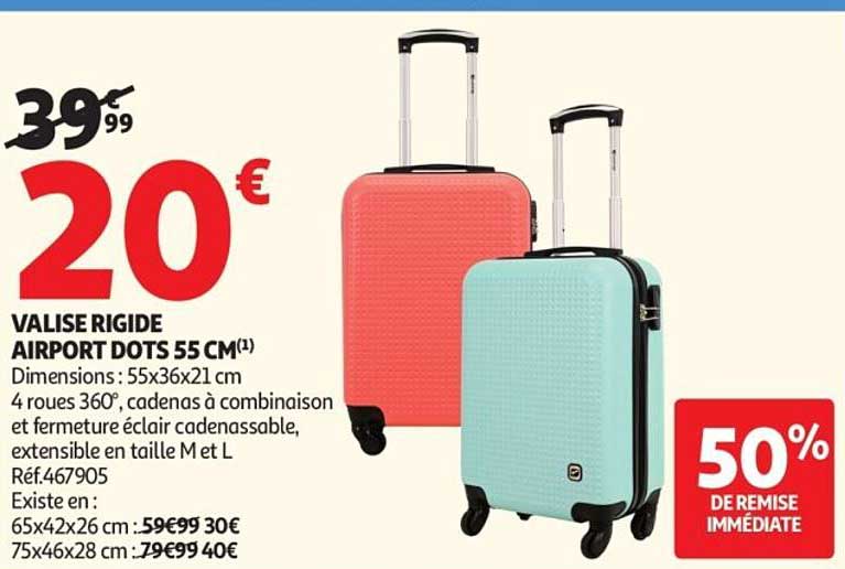 VALISE RIGIDE AIRPORT DOTS 55 CM(1)