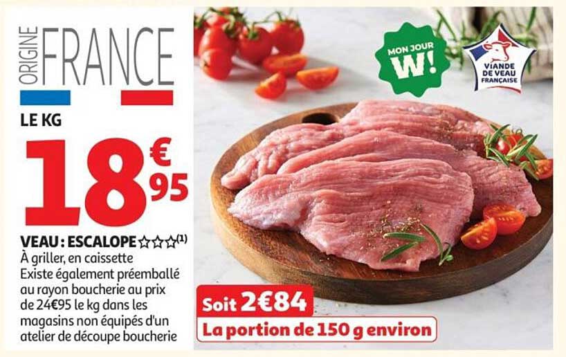 VEAU : ESCALOPE