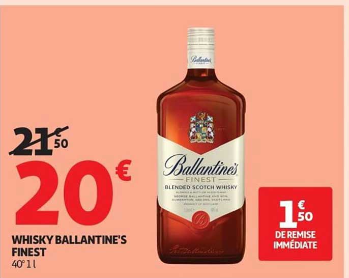 WHISKY BALLANTINE'S FINEST 40° 1 l