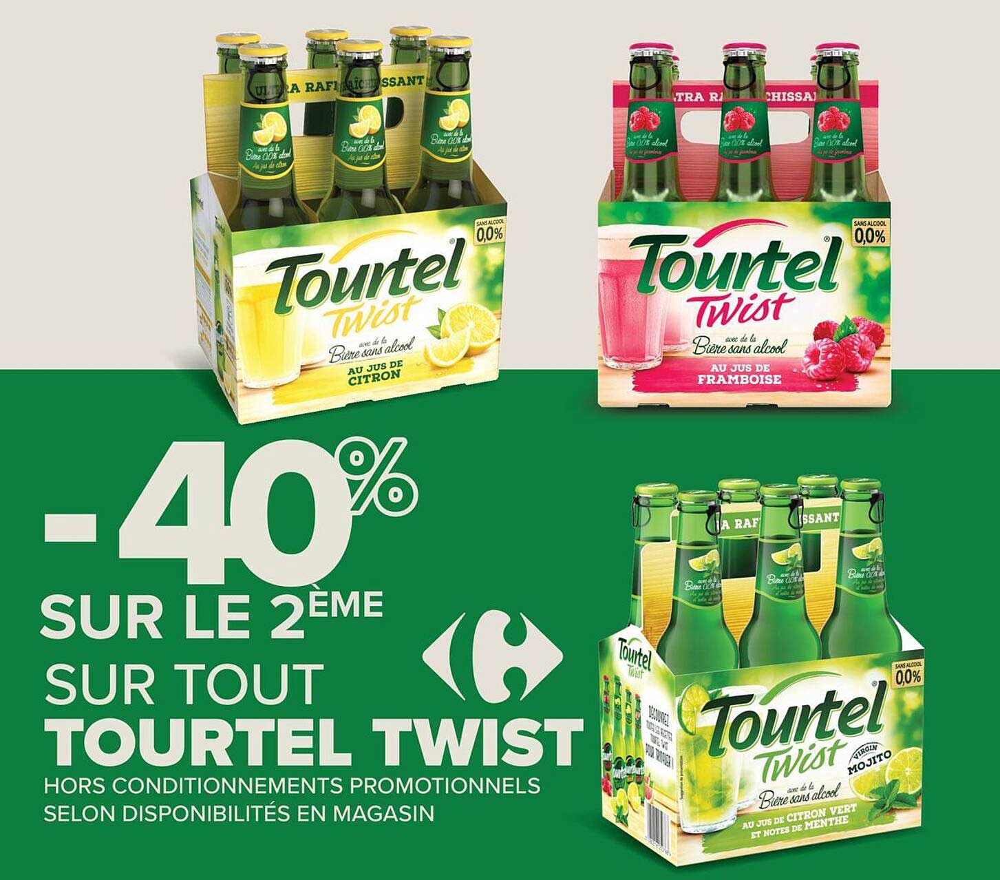 -40% SUR LE 2ÈME SUR TOUT TOURTEL TWIST