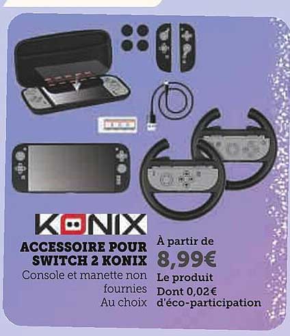 ACCESSOIRE POUR SWITCH 2 KONIX