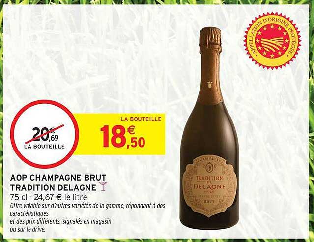 AOP CHAMPAGNE BRUT TRADITION DELAGNE