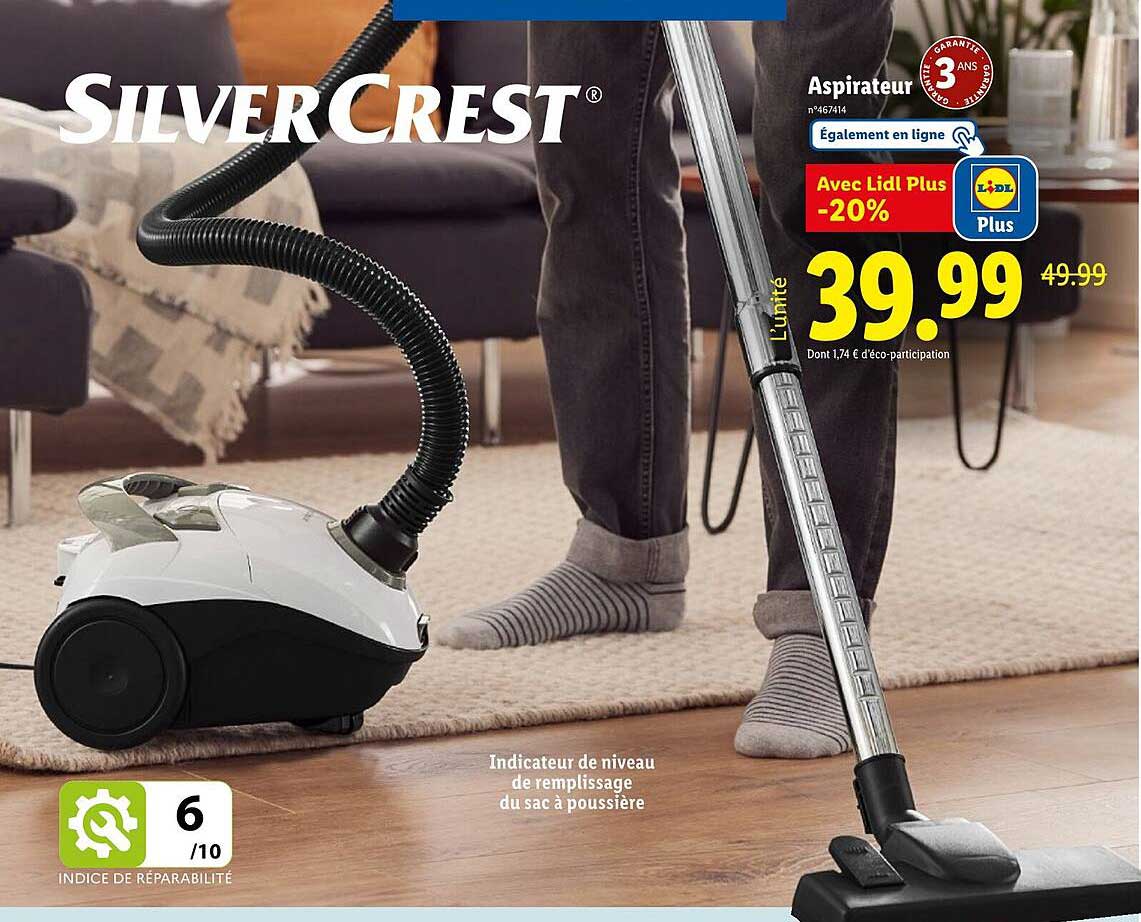 Aspirateur SilverCrest