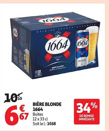 BIÈRE BLONDE 1664