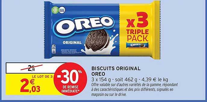 BISCUITS ORIGINAL OREO