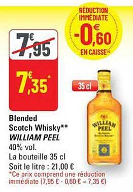 Blended Scotch Whisky** WILLIAM PEEL