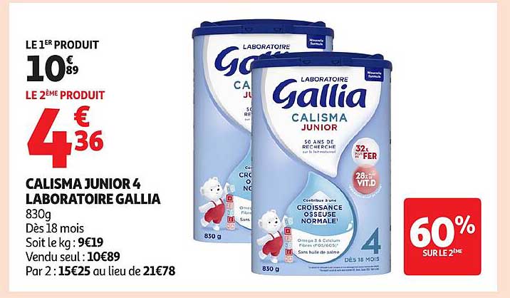 CALISMA JUNIOR 4 LABORATOIRE GALLIA