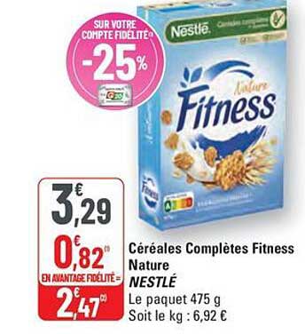 Céréales Complètes Fitness Nature