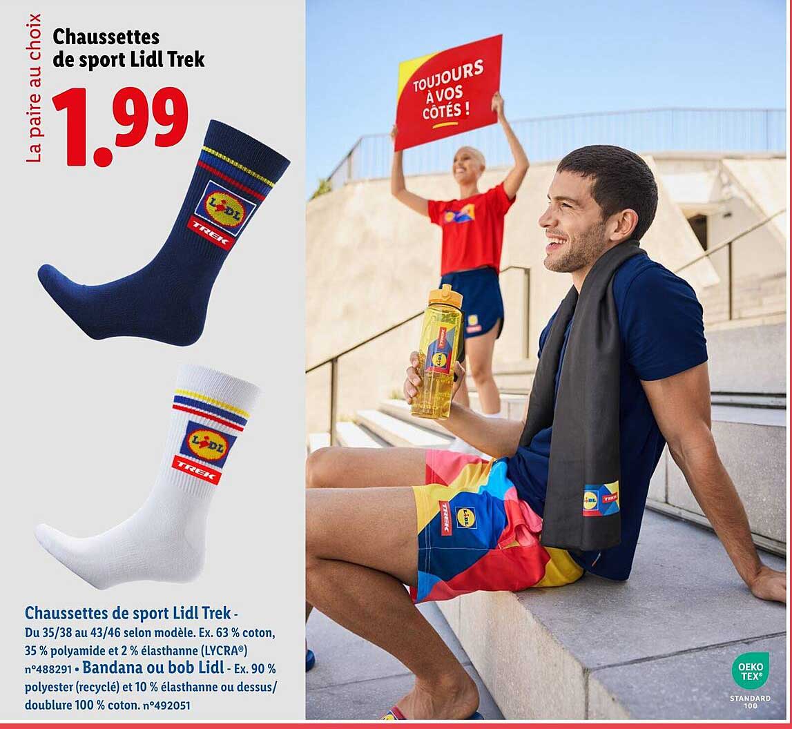 Chaussettes de sport Lidl Trek