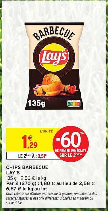 CHIPS BARBECUE LAY'S