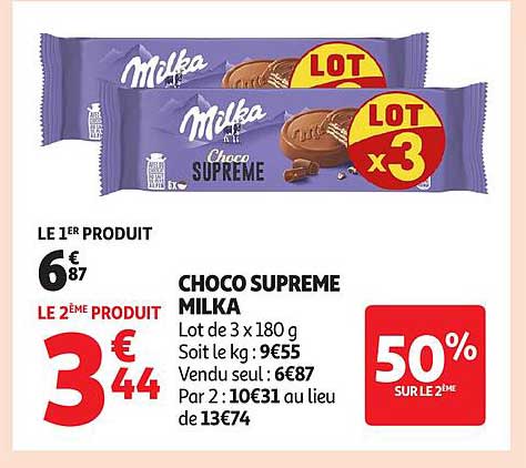 CHOCO SUPREME MILKA