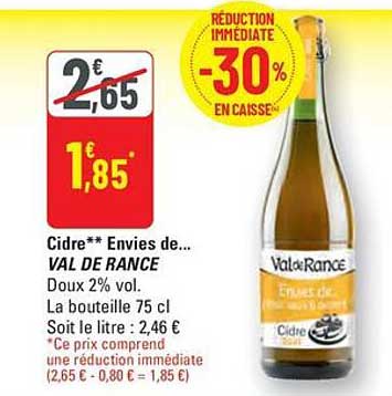 Cidre** Envies de... VAL DE RANCE