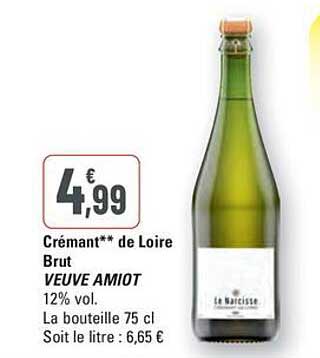 Crémant** de Loire Brut VEVE AMIOT