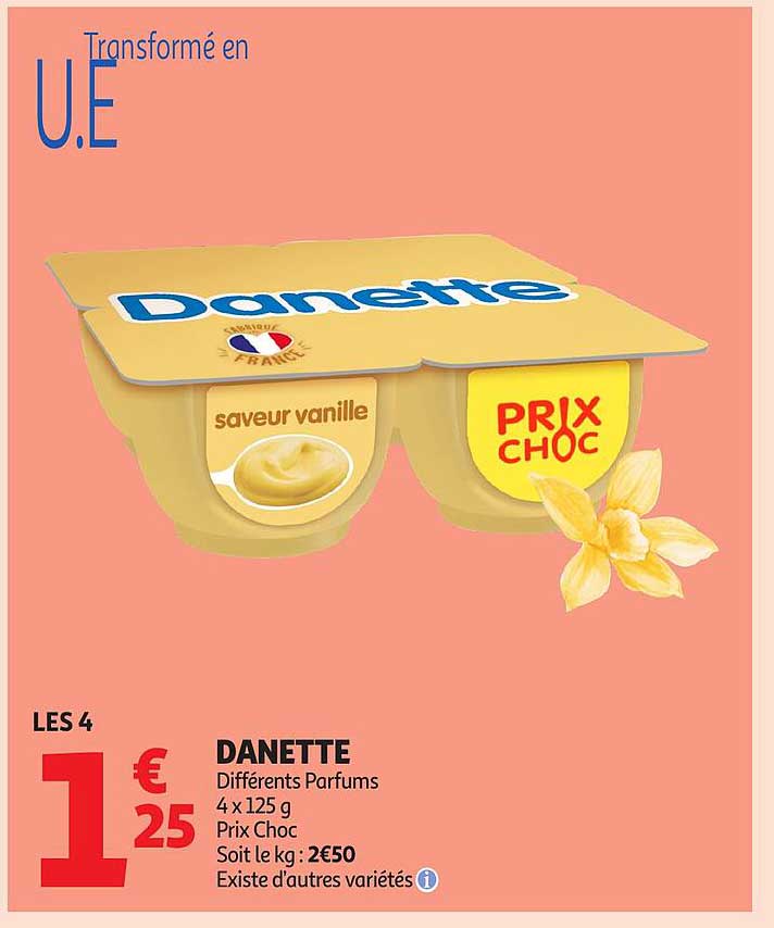 Danette - Différents Parfums