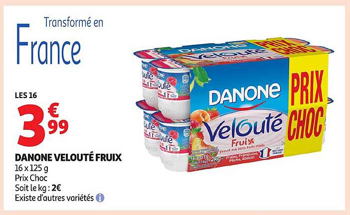 DANONE VELOUTÉ FRUITS