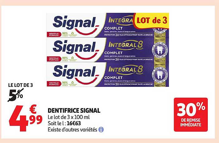 DENTIFRICE SIGNAL