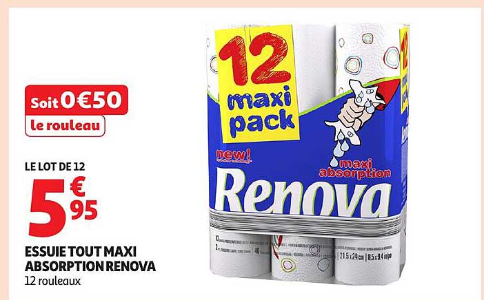 ESSUIE TOUT MAXI ABSORPTION RENOVA