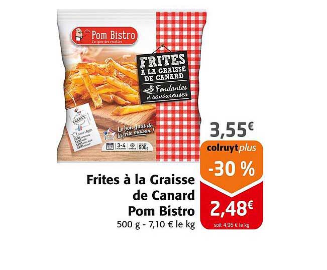 Frites à la Graisse de Canard Pom Bistro