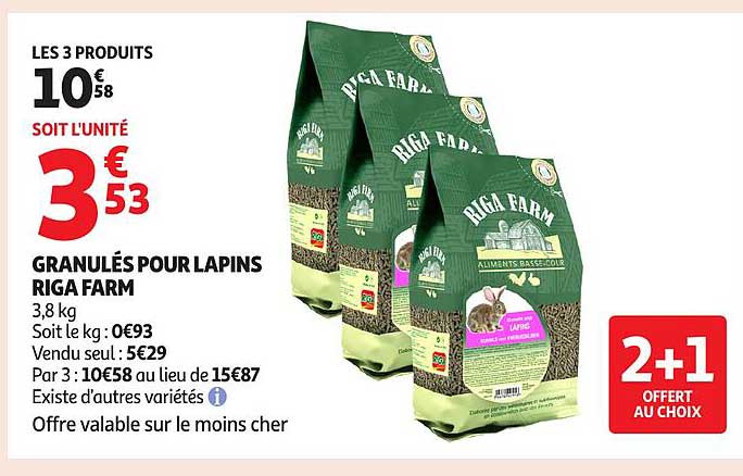 GRANULÉS POUR LAPINS RIGA FARM