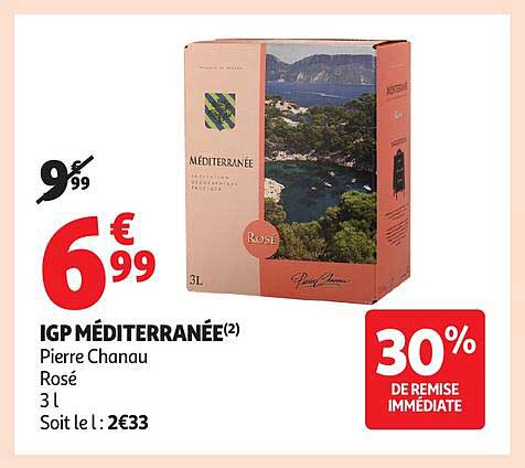 IGP MÉDITERRANÉE Pierre Chanau Rosé 3L