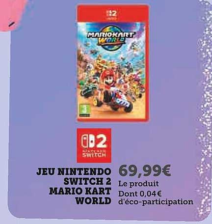 JEU NINTENDO SWITCH 2 MARIO KART WORLD