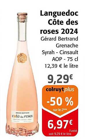 Languedoc Côte des roses 2024