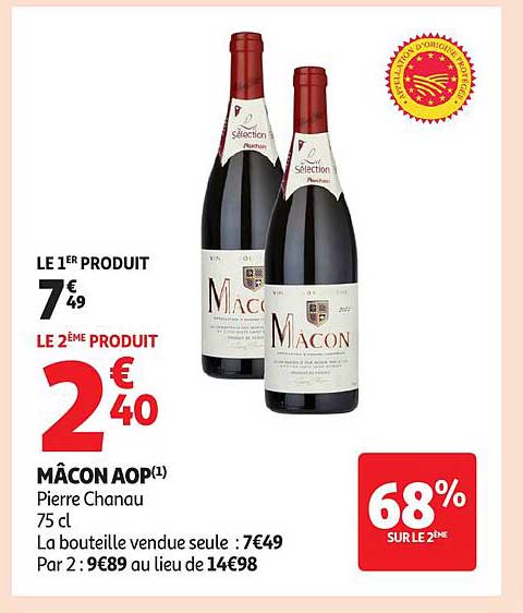 MÂCON AOP Pierre Chanau 75 cl