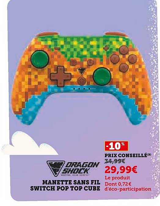 MANETTE SANS FIL SWITCH POP TOP CUBE