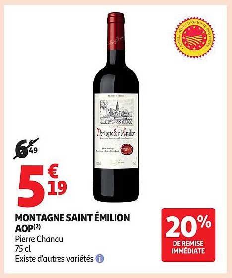 MONTAGNE SAINT ÉMILION AOP