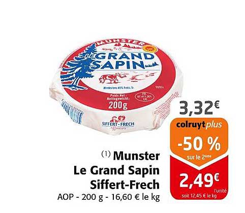 Munster Le Grand Sapin Siffert-Frech