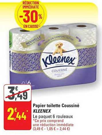 Papier toilette Coussiné KLEENEX