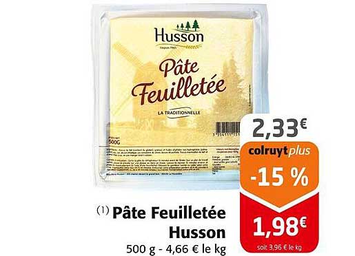 Pâte Feuilletée Husson