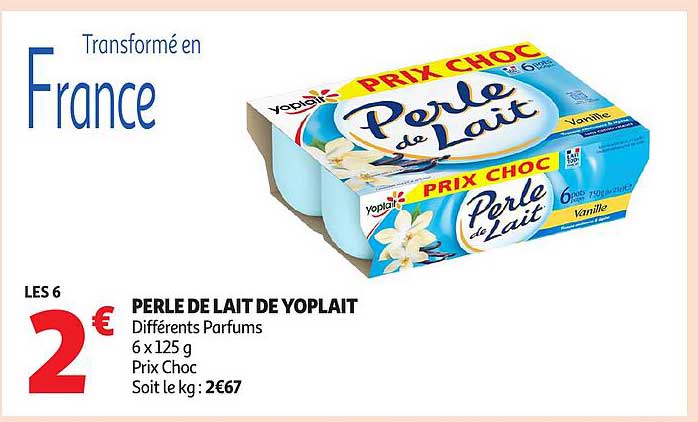 PERLE DE LAIT DE YOPLAIT