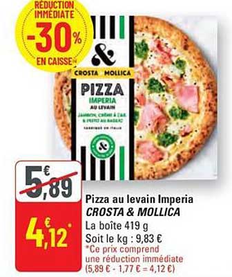 Pizza au levain Imperia CROSTA & MOLLICA