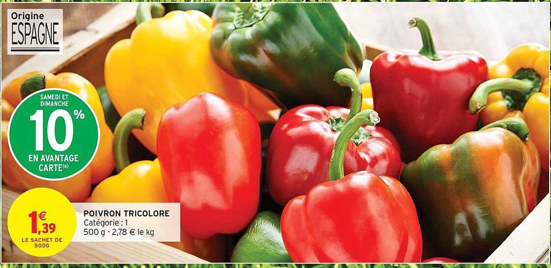 POIVRON TRICOLORE