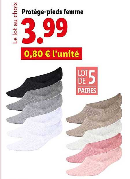 Protège-pieds femme