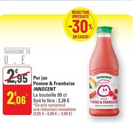 Pur jus Pomme & Framboise INNOCENT