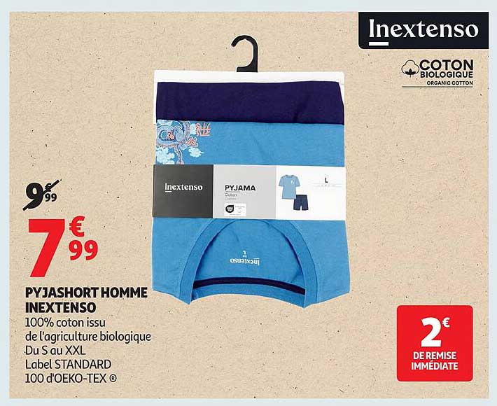 PYJASHORT HOMME INEXTENSO