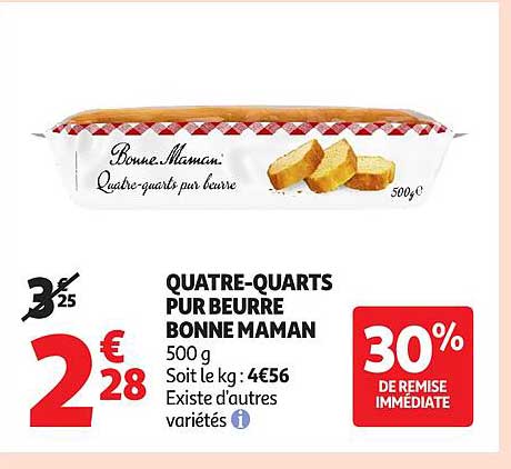QUATRE-QUARTS PUR BEURRE BONNE MAMAN