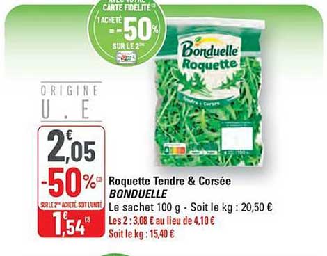Roquette Tendre & Corsée BONDUELLE
