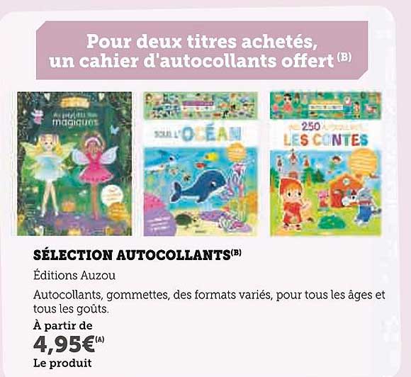 SÉLECTION AUTOCOLLANTS