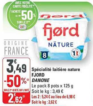 Spécialité laitière nature FJORD