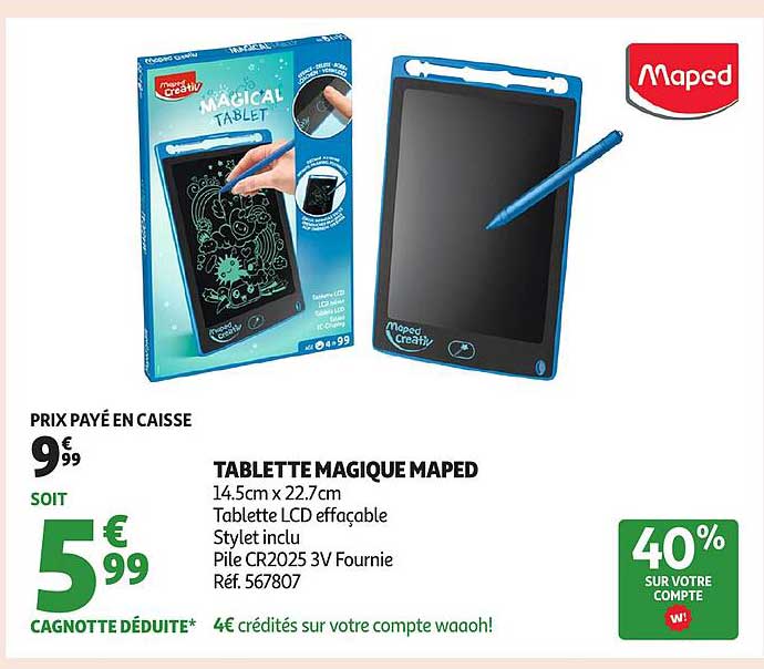 TABLETTE MAGIQUE MAPED