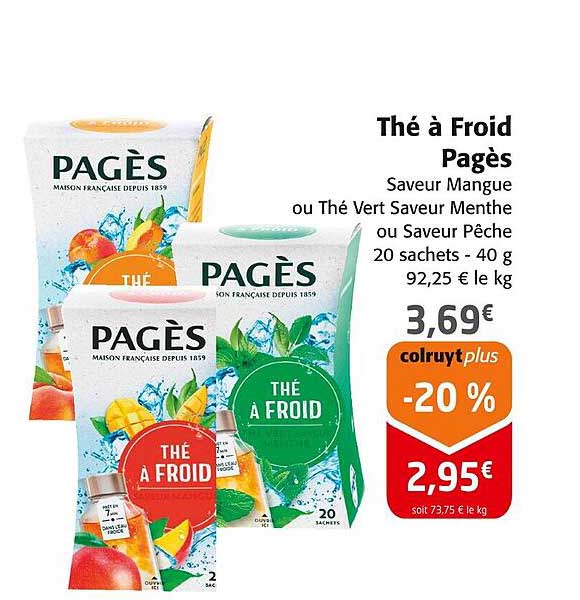 Thé à Froid Pagès