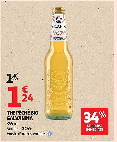 THÉ PÊCHE BIO GALVANINA